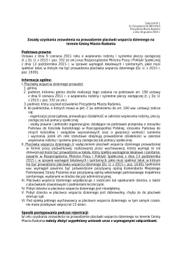 Zasady uzyskania zezwolenia na prowadzenie placówki