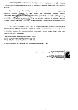 Serdecznie zapraszam radc&oacute;w prawnych do wzięcia udziału w