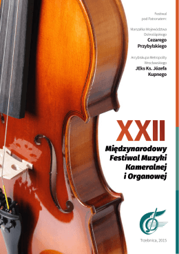 XXII Międzynarodowy Festiwal Muzyki Kameralnej i Organowej