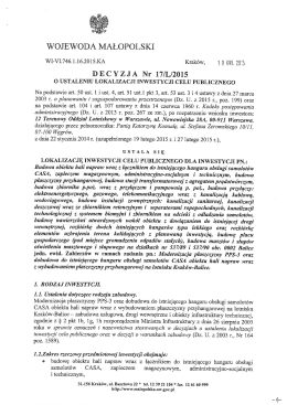 WOJEWODA MAŁOPOLSKI