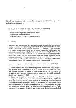 and willow herb (Epilobium sp.)