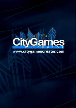 City Games Creator - PDF informative brochure
