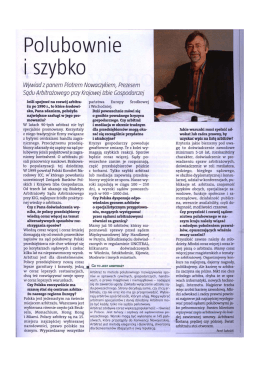 Toga - Sąd Arbitrażowy przy Krajowej Izbie Gospodarczej w