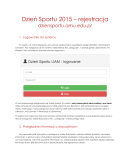 Dzień Sportu 2015 – rejestracja