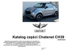 Katalog części Chatenet CH39