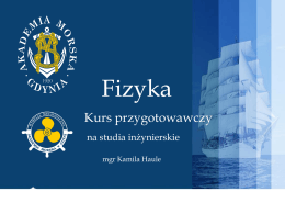 Termodynamika - Akademia Morska w Gdyni