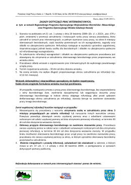 Zasady prace interwencyjne - Powiatowy Urząd Pracy w Iławie