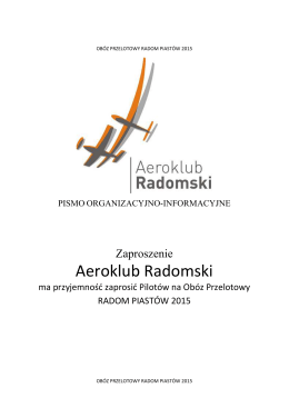 Pobierz  - Aeroklub Radomski