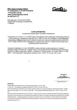 PHU GEOLUX Robert Siciarz Ul. Sp&oacute;łdzielcza 9, 23