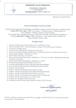 ZWIĄZKOWY KLUB STRZELECKI