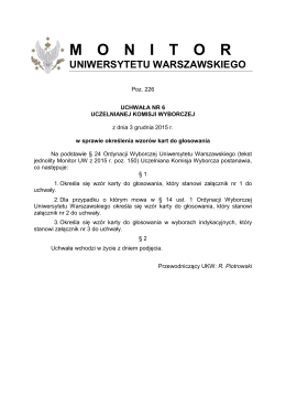 Monitor UW - Uniwersytet Warszawski