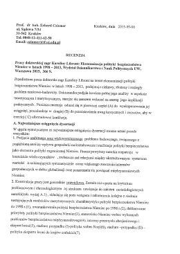 Recenzja 2 - Wydział Dziennikarstwa i Nauk Politycznych