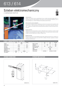 FAAC 613/614 (karta produktu)