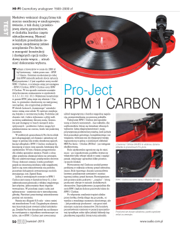 Pro-Ject RPM 1 CARBON