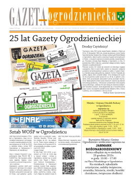 25 lat Gazety Ogrodzienieckiej