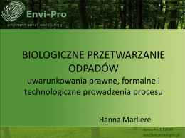 Hanna Marliere - Międzynarodowe Forum Ekologiczne Kołobrzeg 2015