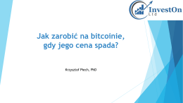 09_Jak zarobic na bitcoinie_K.Piech_SGH