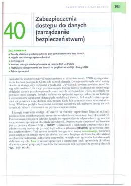 40 Zabezpieczenia dostepu do danych (zarządzanie