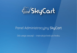 SkyCart krok po kroku