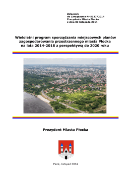 Wieloletni program sporządzania miejscowych planów