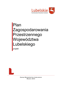 Plan Zagospodarowania Przestrzennego Województwa Lubelskiego