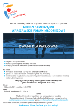 Plakat - Centrum Wspierania Rodzin „Rodzinna Warszawa”