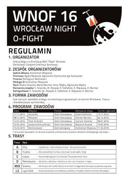 Regulamin - WKS Śląsk Wrocław