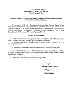 w formacie pdf - Biuletyn Informacji Publicznej Urzędu Miasta