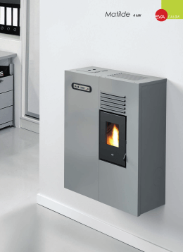 Matilde 4 kW - Piecyki na pellet EVA Calor