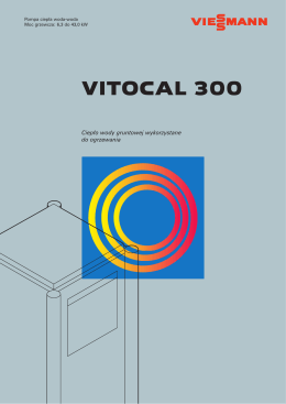 Vitocal 300 Ciepło wody gruntowej - ENERGOS