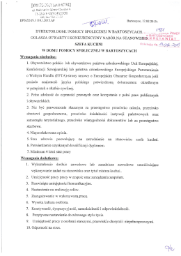 szef kuchni DPS