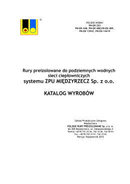 Katalog Wyrobów - ZPUM - Zakład Produkcyjno Usługowy