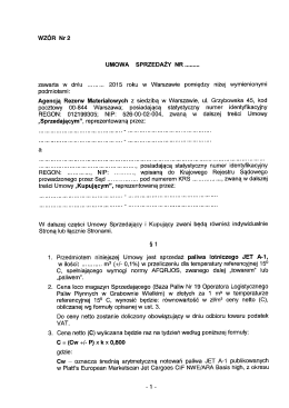 Wzór umowy nr 2 - Agencja Rezerw Materiałowych