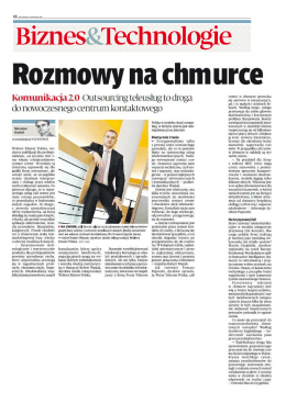 Rozmowy na chmurce - Focus Telecom Polska