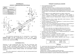 INSTRUKCJA montażu i eksploatacji haka holowniczego