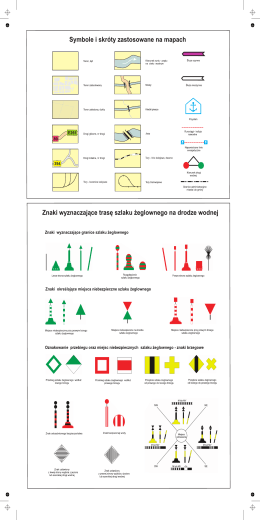 Symbole i skróty zastosowane na mapach