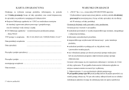 Gwarancja rodzielacz (PDF 145 KB)