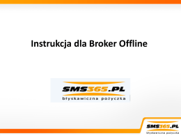 Instrukcja dla Broker Offline