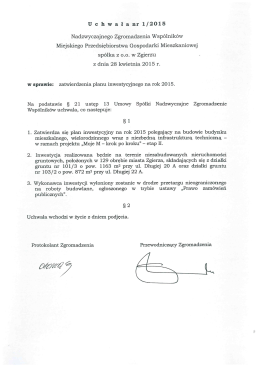 9.Uchwały Walnego Zgromadzenia Wsp&oacute;lnik&oacute;w