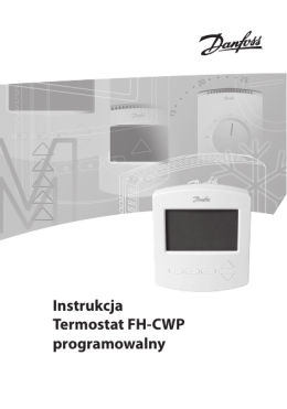 Instrukcja Termostat FH-CWP programowalny