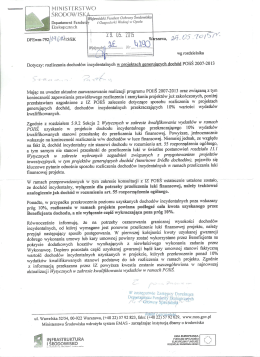 konieczność zapewnienia prawidlowego rozliczenia i zamykania