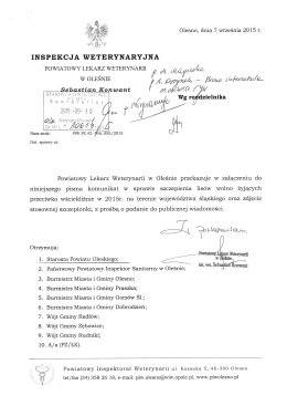 INSPEKCJA WETERYNARYJNA