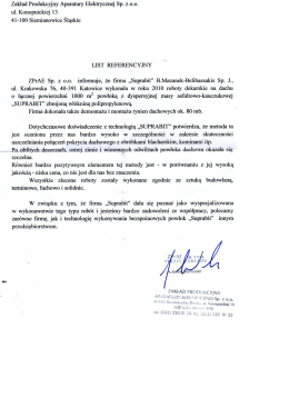 Zakład Produkcyjny Aparatury Elektrycznej Sp. z 0.0. ul