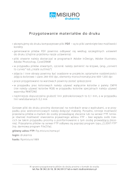 czytaj więcej. - Drukarnia Misiuro