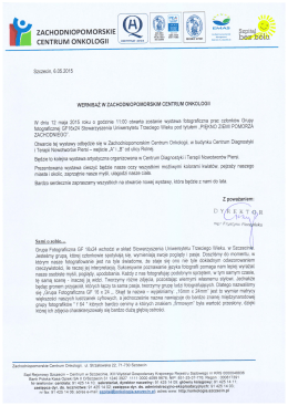 0 .o - Zachodniopomorskie Centrum Onkologii