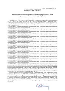 OBWIESZCZENIE