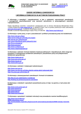 pobierz pobierz plik PDF: Zasoby informacji zawodowych