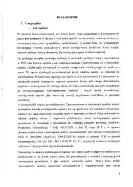 Uzasadnienie projektu ustawy