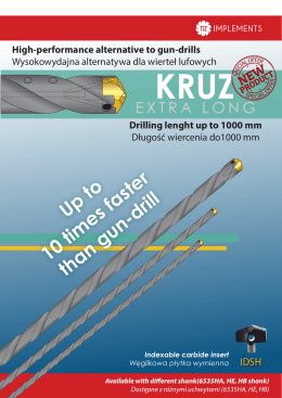 KRUZ extra-long drill