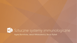 Sztuczne systemy immunologiczne